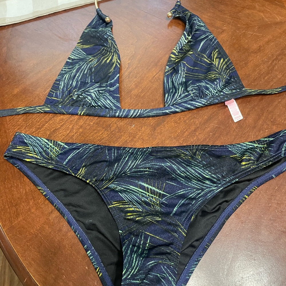 Victoria's Secret Blue and Yellow Bikini